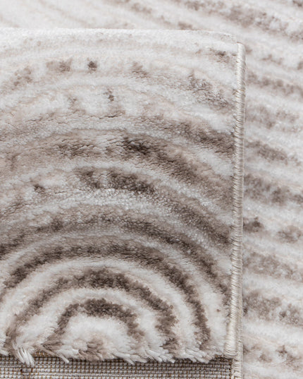 Covor  Lusso Cream Brown – Design Circular Elegant și Calitate Premium