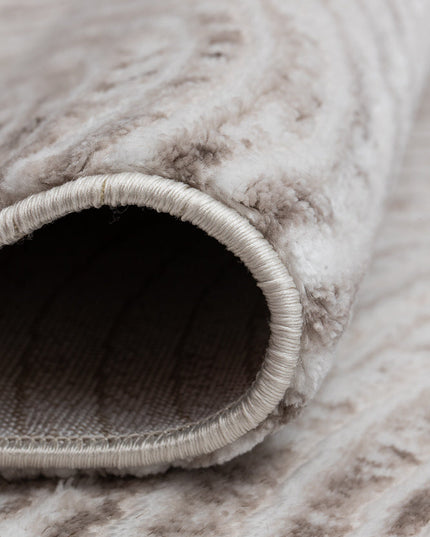 Covor  Lusso Cream Brown – Design Circular Elegant și Calitate Premium