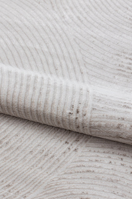 Covor  Lusso Cream Brown – Design Circular Elegant și Calitate Premium