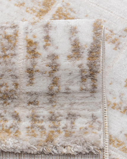 Covor Lusso Cream Gold – Design Modern cu Accente Aurii Elegante