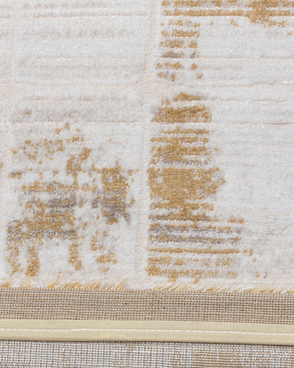 Covor Lusso Cream Gold – Design Modern cu Accente Aurii Elegante