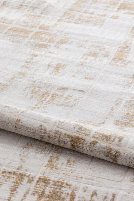 Covor Lusso Cream Gold – Design Modern cu Accente Aurii Elegante