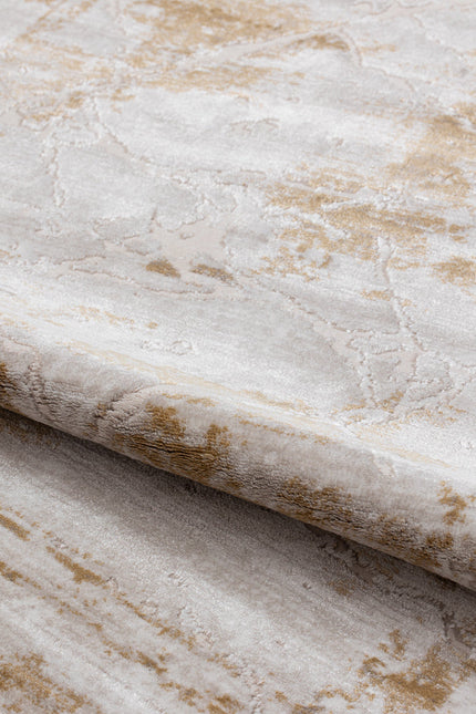 Covor Lusso Cream Gold – Eleganță în Tonuri Aurii