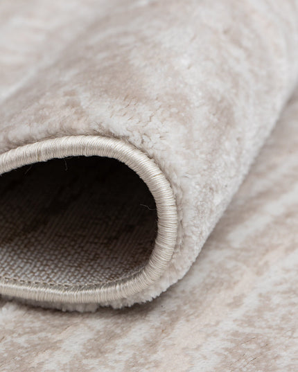 Covor modern Lusso Cream Beige – Design Fluid, Textură Moale și Elegantă
