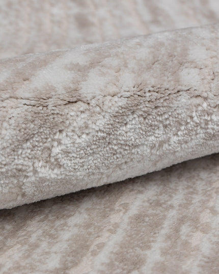 Covor modern Lusso Cream Beige – Design Fluid, Textură Moale și Elegantă