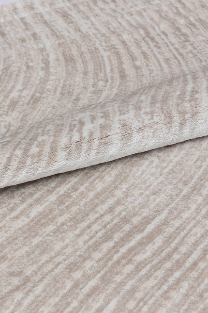 Covor modern Lusso Cream Beige – Design Fluid, Textură Moale și Elegantă