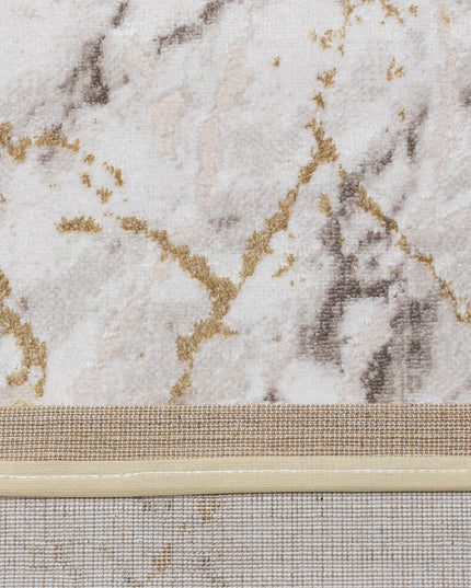 Covor San Marco Cream Brown – Model Marmură Elegantă