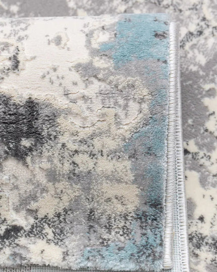 Covor living Rose 51272 E Turcoaz/Gri