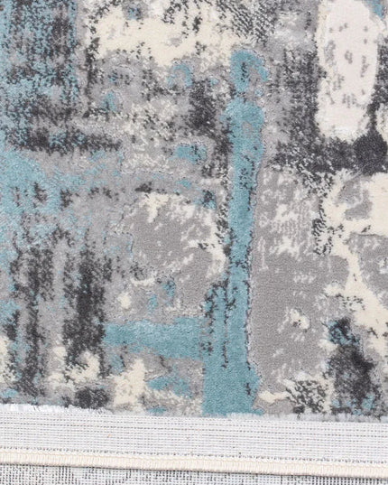 Covor living Rose 51272 E Turcoaz/Gri