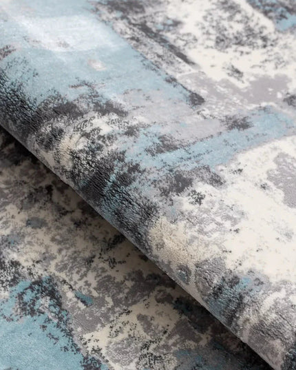 Covor living Rose 51272 E Turcoaz/Gri