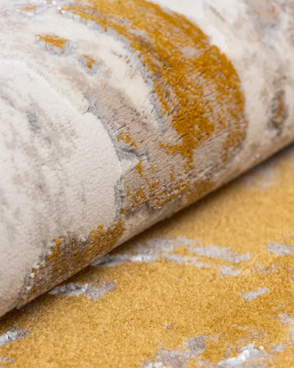 Covor living Rose 51272 Muștar(Gold)/ Beige