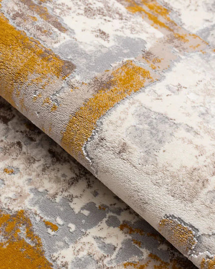 Covor living Rose 51272 Muștar(Gold)/ Beige