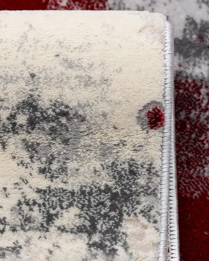 Covor living Rose 51272 Roșu/ Gri