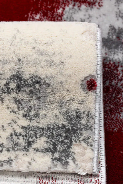 Covor living Rose 51272 Roșu/ Gri