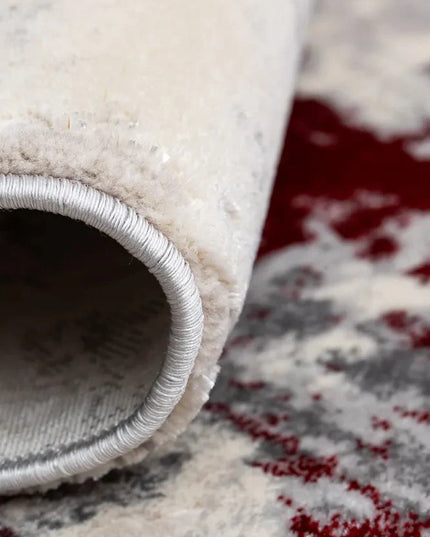 Covor living Rose 51272 Roșu/ Gri