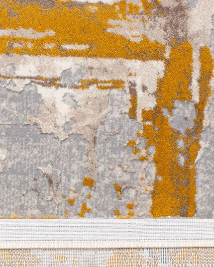 Covor living Rose 50122 E/Z Muștar (Gold)/Beige