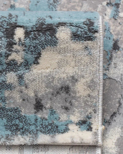 Covor living Rose 50122 E Turcoaz/Gri
