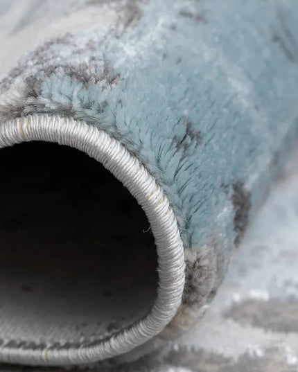 Covor living Rose 50122 E Turcoaz/Gri