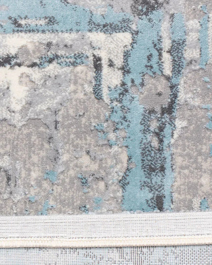 Covor living Rose 50122 E Turcoaz/Gri
