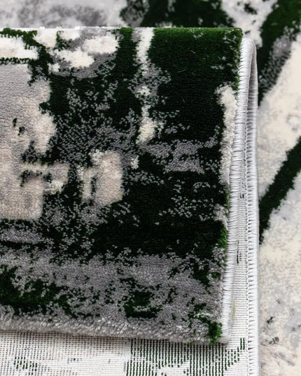 Covor living Rose 50122 E Verde Safir/Gri