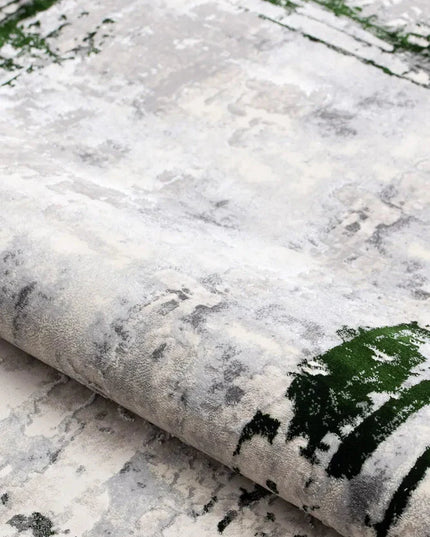 Covor living Rose 50122 E Verde Safir/Gri