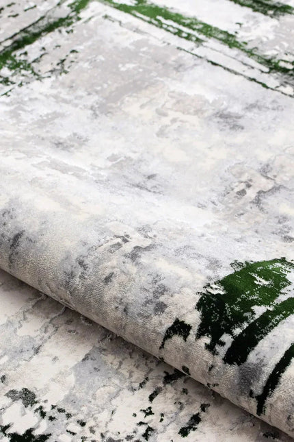 Covor living Rose 50122 E Verde Safir/Gri