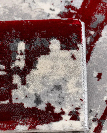 Covor living Rose 50122 Roșu/ Gri