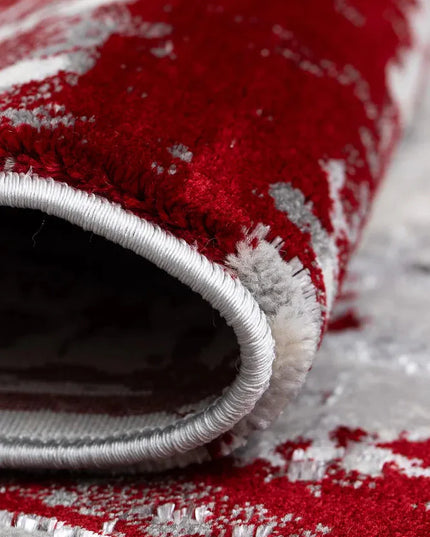 Covor living Rose 50122 Roșu/ Gri