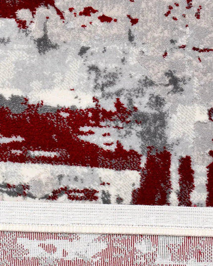 Covor living Rose 50122 Roșu/ Gri