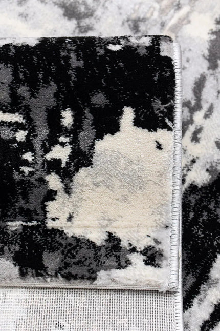 Covor living Rose 50122 Gri/ Negru