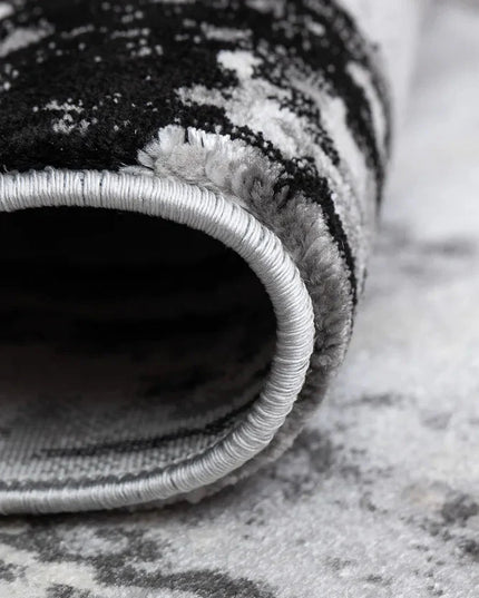 Covor living Rose 50122 Gri/ Negru