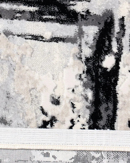 Covor living Rose 50122 Gri/ Negru