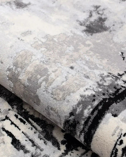 Covor living Rose 50122 Gri/ Negru