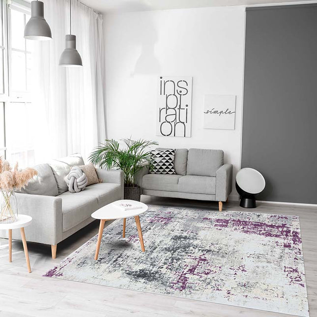 Covor Modern Rose 36540 B Lila/Gri