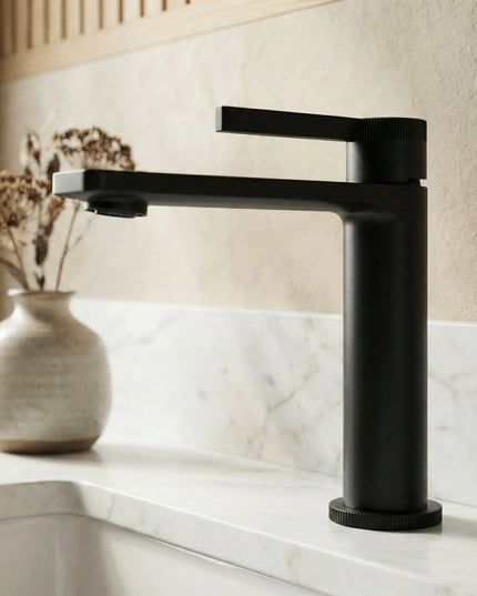 Baterie lavoar – Colecția Rical – Negru mat