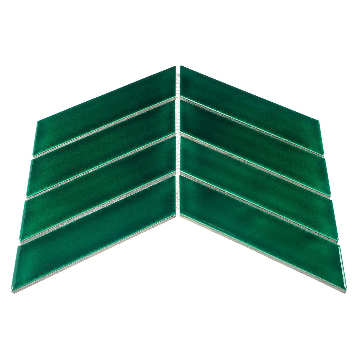 Mozaic Royal Chevron Vert 31,8×22,4