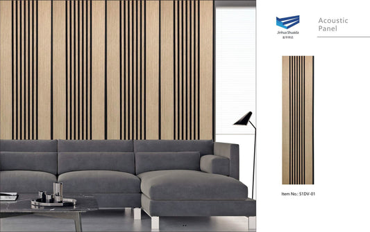 Panou  riflaj MDF Walnut – 2700x605x18mm, finisaj nuc natural elegant