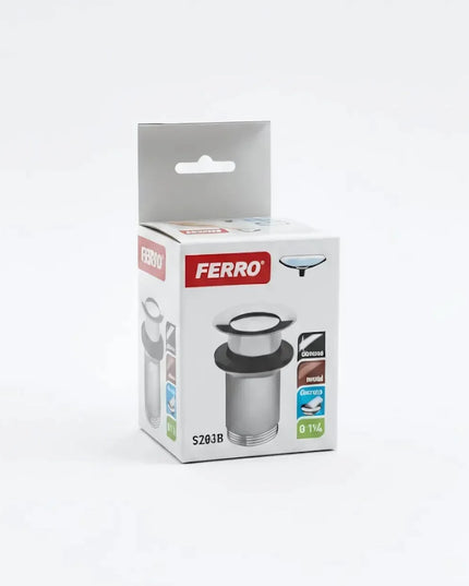 Ventil lavoar click-clack Ferro S283B – metal cromat