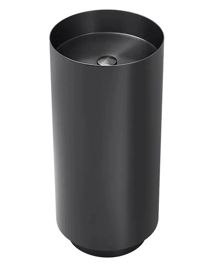 Lavoar Freestanding din Inox Elegant cu Bază Mată- 3883 Black-Black 38110-B