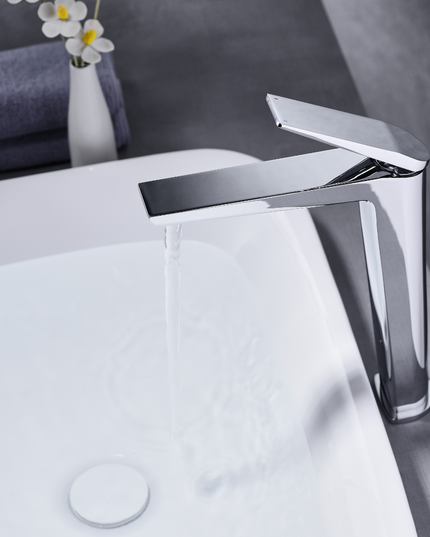 Baterie Lavoar SMK5007 Minimal Concept, Design Modern, Înaltă, Crom