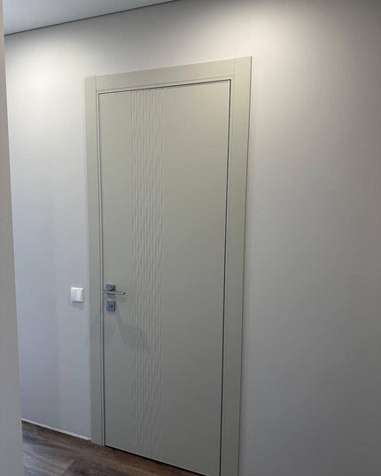 Ușă interior ST-12 – design sculptat,  model 3D vertical / Style - Carlo Porte