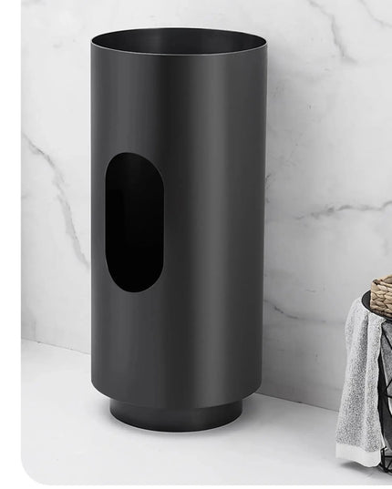 Lavoar Freestanding din Inox Elegant cu Bază Mată- 3883 Black-Black 38110-B