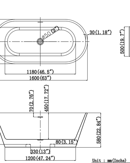 Cada din acril freestanding Hera JL6945