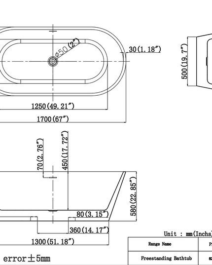 Cada din acril freestanding Hera JL6945