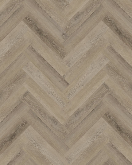Parchet SPC Herringbone Steel Grey 520 – 625x127x6,5 mm