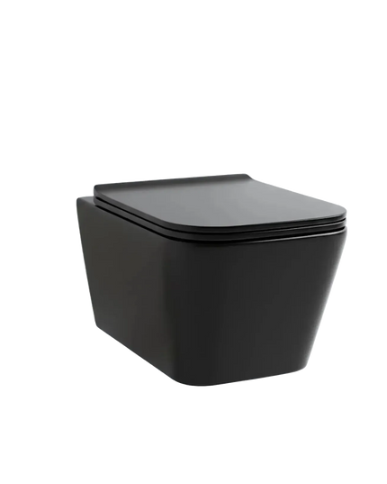 Vas Wc Suspendat Prisma - Black Mat, Rimless