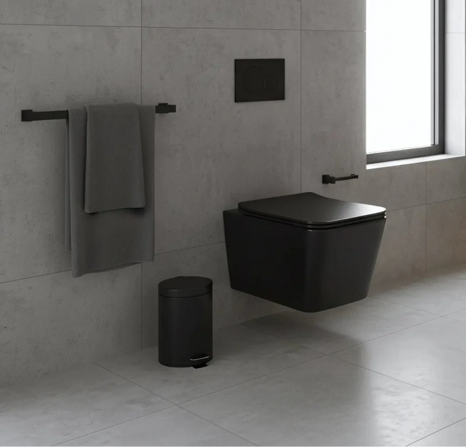 Vas Wc suspendat Prisma - Black Mat, Rimless