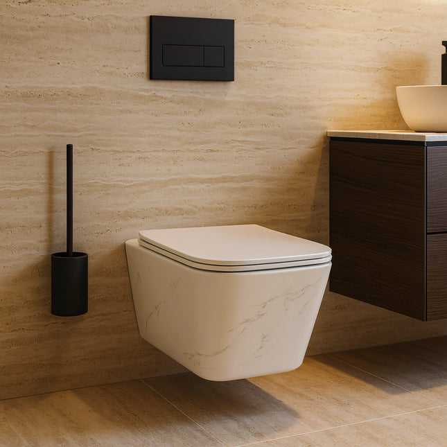 Vas WC Rimless - Calacatta White