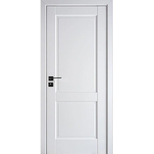 Ușă de interior albă JYA-001 cu toc reglabil – stil clasic modern, complet echipată, livrare rapidă