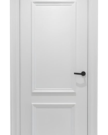 Ușă vopsită JYP-103 Alb cu panouri clasice profilate